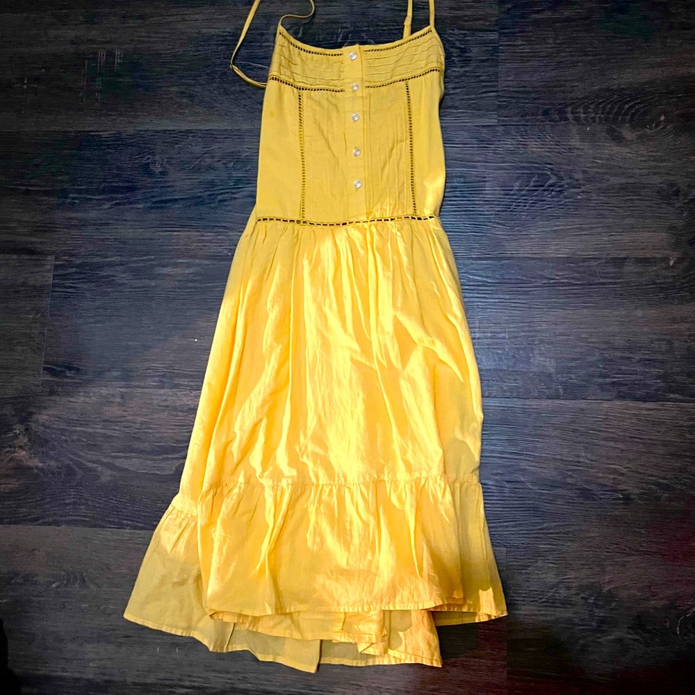 yellow summer dress for pre-teens